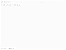 Tablet Screenshot of gregfromholz.com